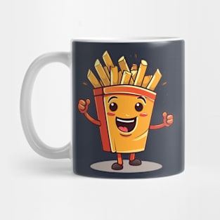 kawaii french fries T-Shirt cute potatofood funny Mug